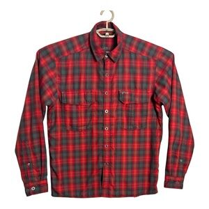 Simms Thermal Lined Plaid Button Front Plaid Shirt Size M(?)